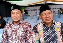 Anggota DPRD Barito Utara H Paramana Setiawan dan H Al Hadi dan anggota DPRD Barito Utara lainnya menghadiri Pawai Ta Aruf MTQH ke XXXIII tingkat Kalteng tahun 2025, di Bundaran Buah, Minggu (16/11).